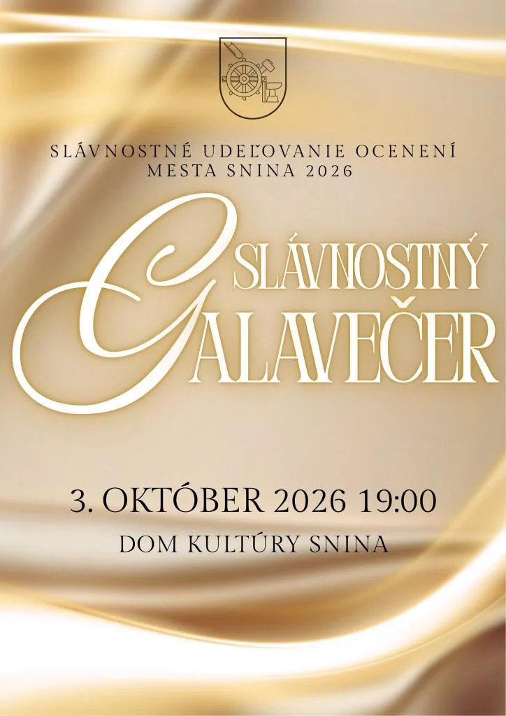 Galavečer Ocenení mesta Snina