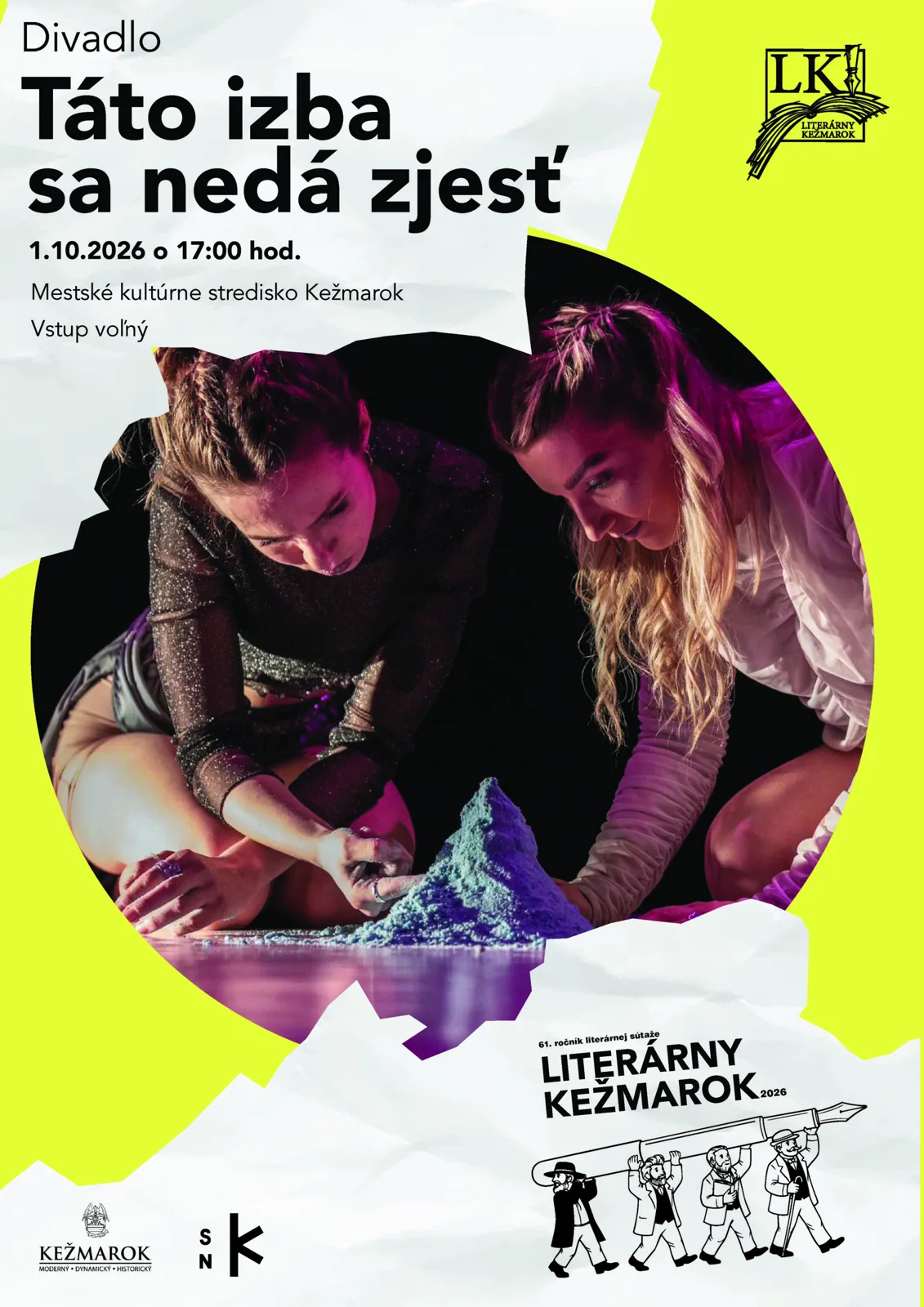 Divadelný zážitok Táto izba sa nedá zjesť prinesie do Kežmarku silné emócie