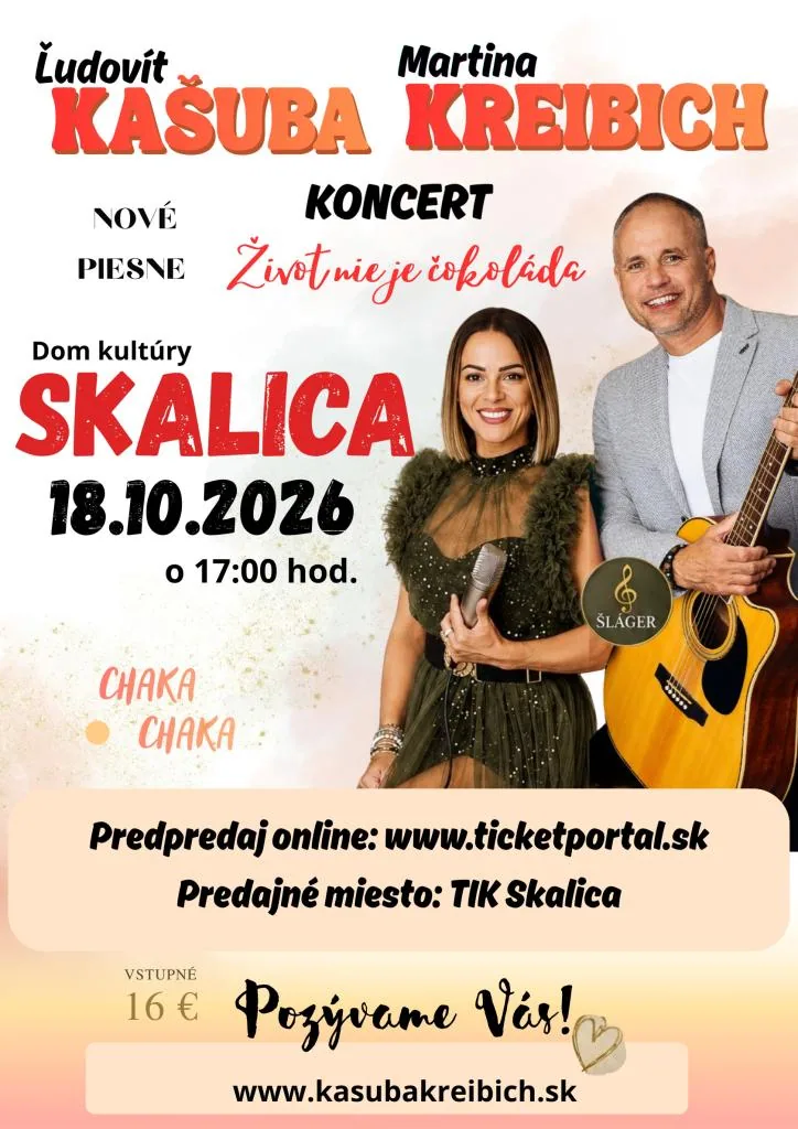 Turné 2026 - Život nie je čokoláda
