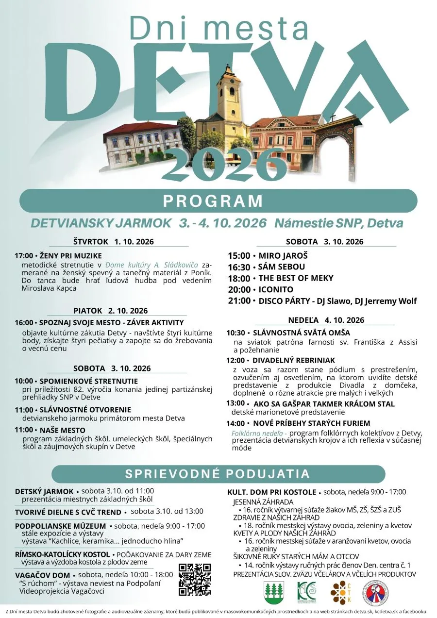 Dni mesta Detva 2026