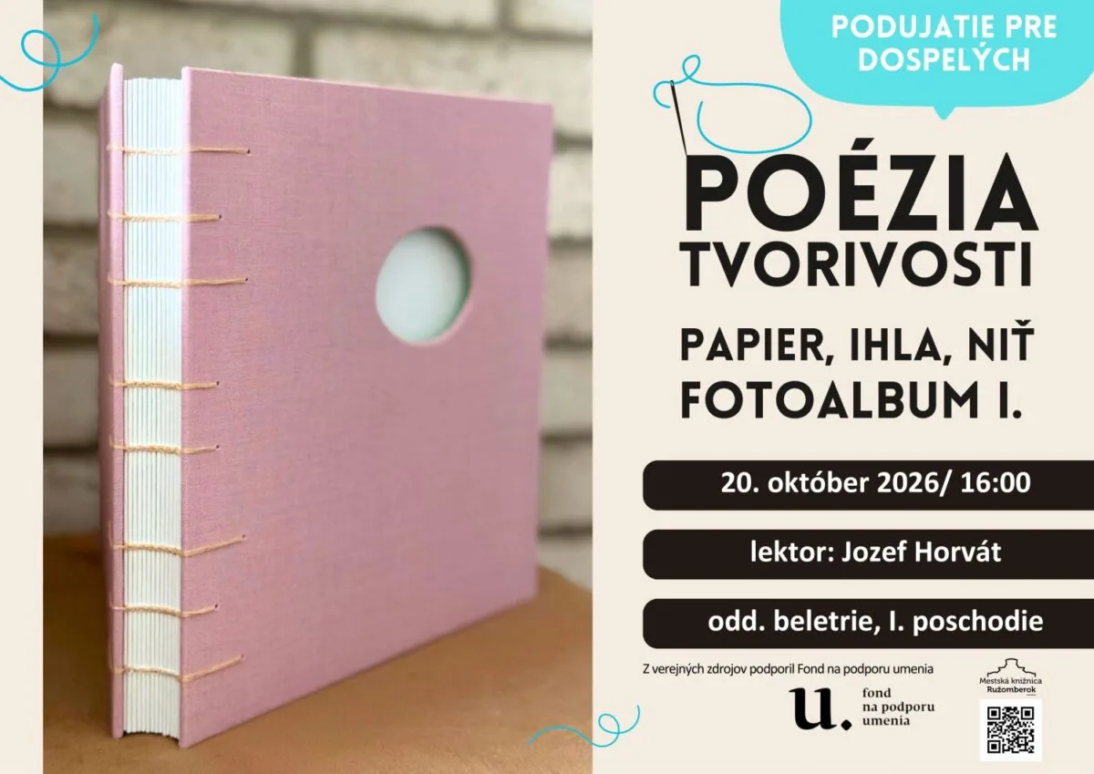 POÉZIA TVORIVOSTI: PAPIER, IHLA, NIŤ – FOTOALBUM (Mestská knižnica)