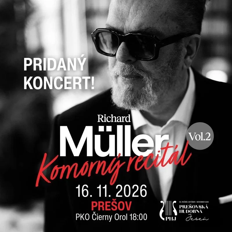 60. PREŠOVSKÁ HUDOBNÁ JESEŇ | KOMORNÝ RECITÁL RICHARDA MÜLLERA | PRIDANÝ KONCERT