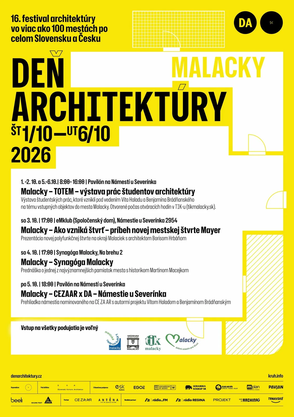 Deň architektúry 2026_CE ZA AR x DA_Námestie u Severínka