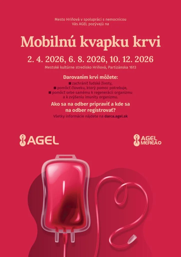 Mobilná kvapka krvi v Hriňovej