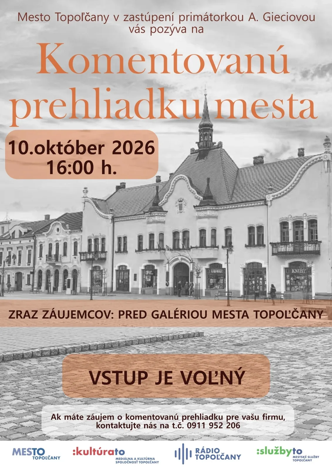 Komentovaná prehliadka mesta
