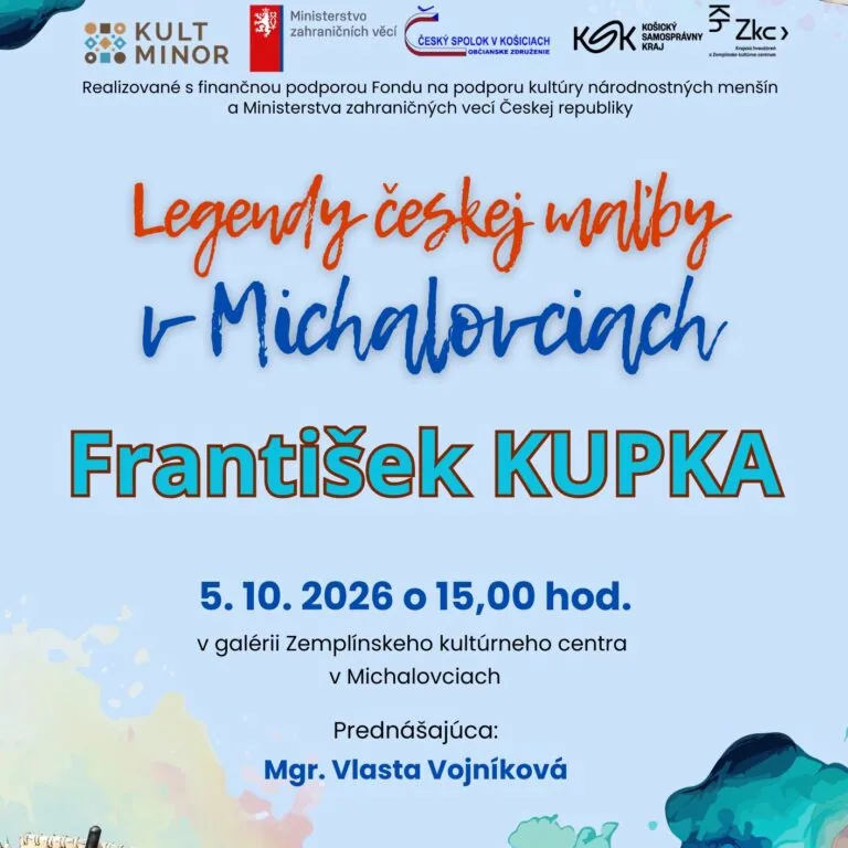 Legendy českej maľby v Michalovciach – František KUPKA