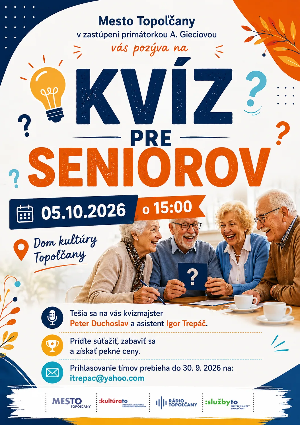 Kvíz pre seniorov
