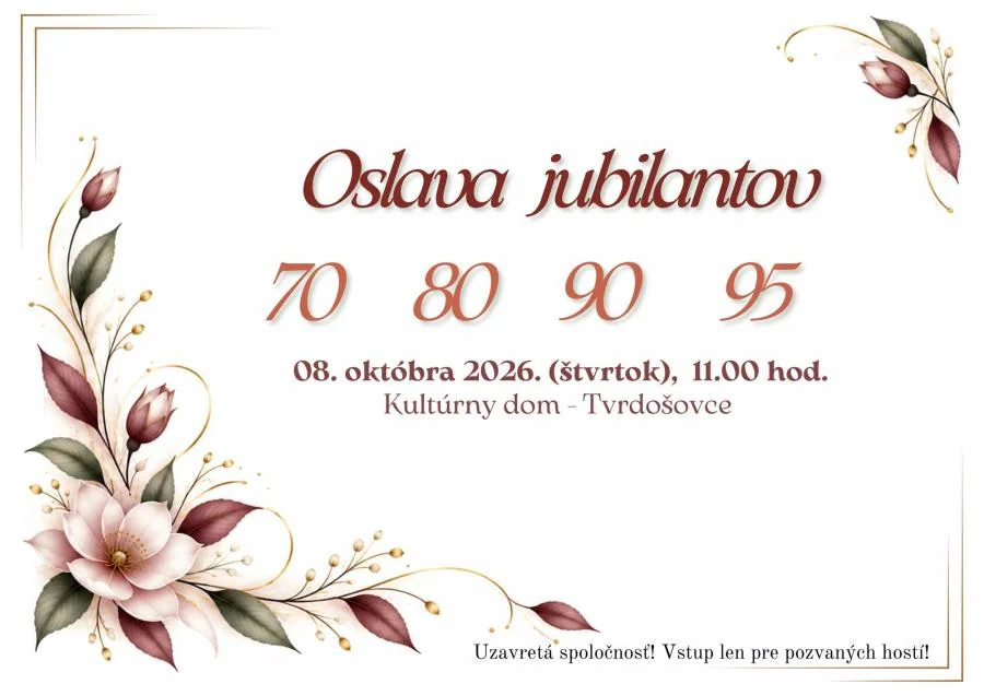 Oslava jubilantov