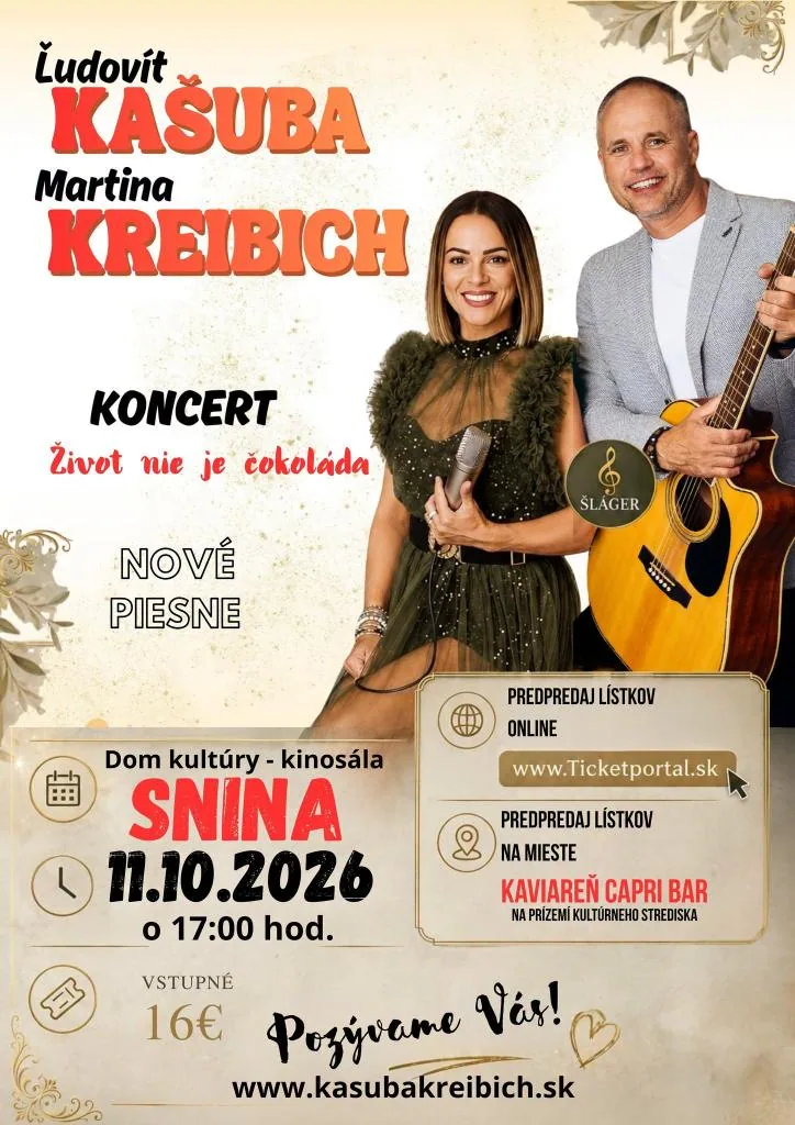 Koncert Ľudovíta Kašubu a Martiny Kreibich