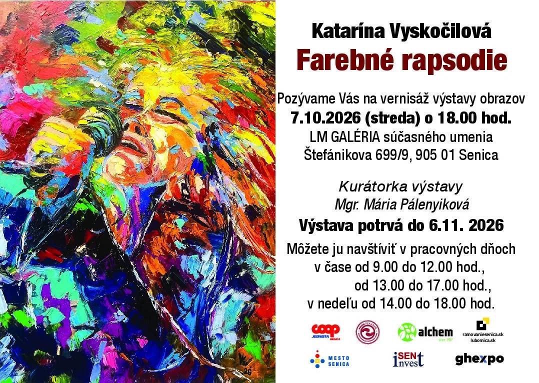 Výstava Katky Vyskočilovej – FAREBNÉ RAPSÓDIE
