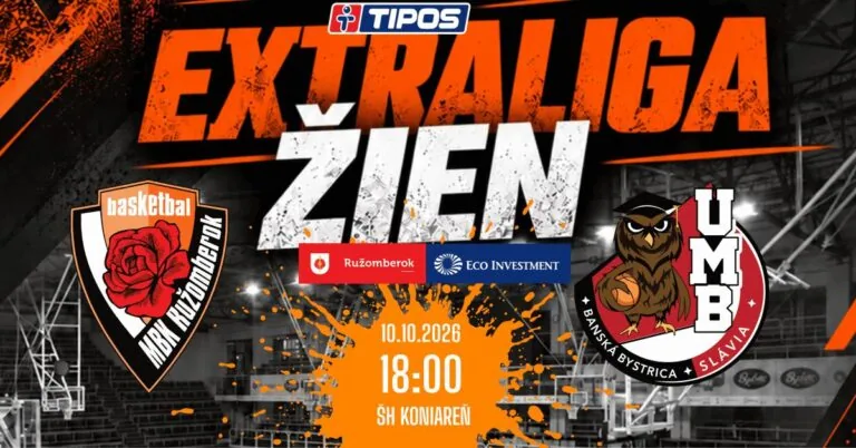 MBK RUŽOMBEROK – UMB BANSKÁ BYSTRICA (Športová hala Koniareň)