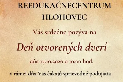 Deň otvorených dverí - Reedukačné centrum