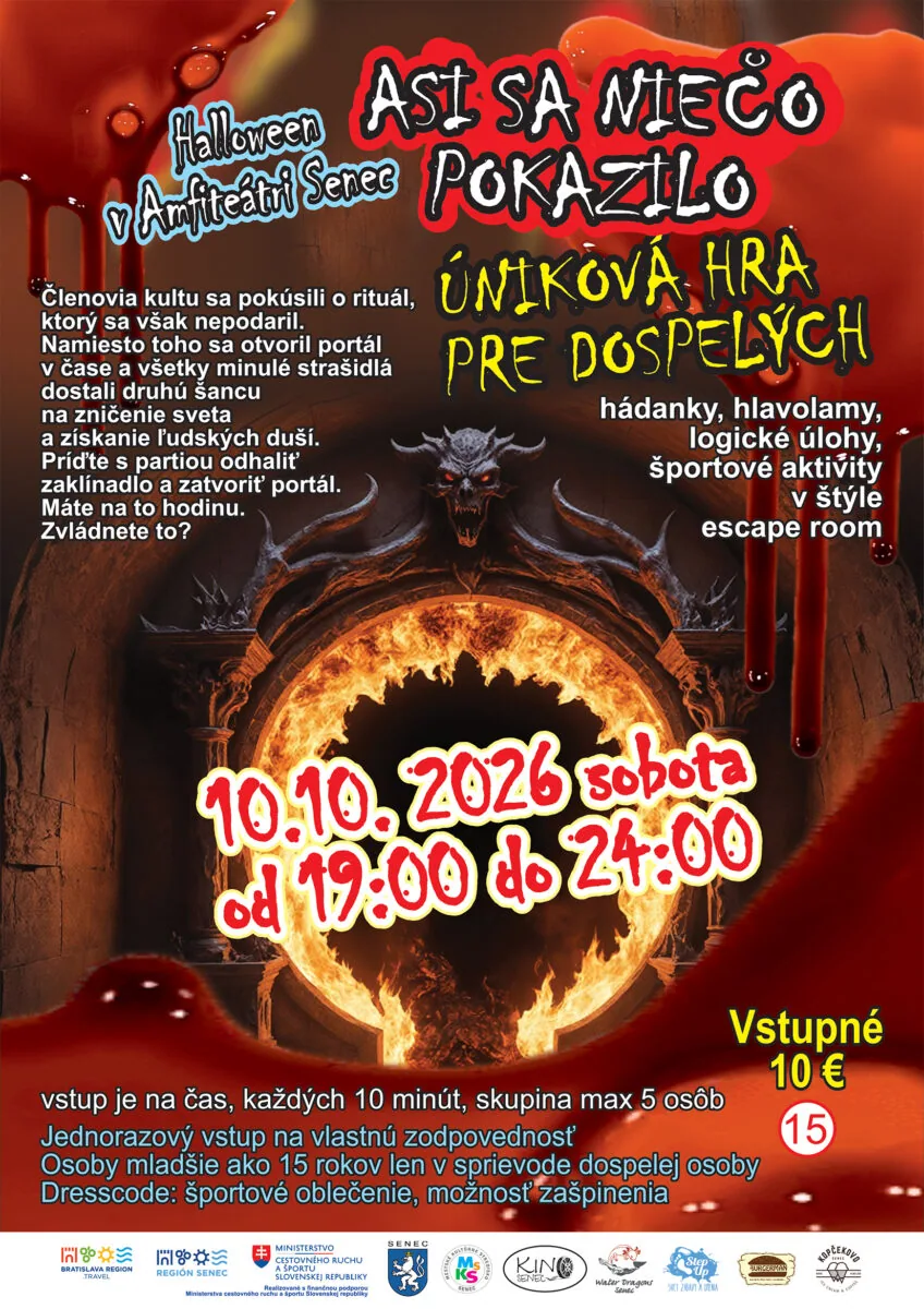 Asi sa niečo pokazilo: halloweenska úniková hra pre dospelých