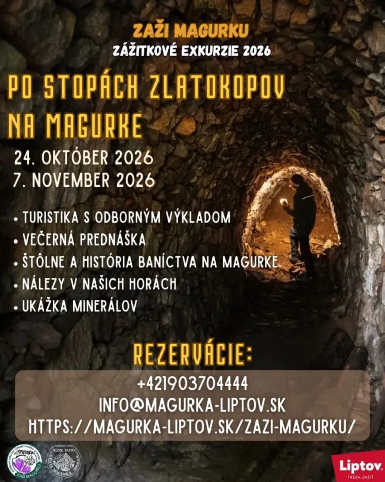PO STOPÁCH ZLATOKOPOV (Chata Magurka)