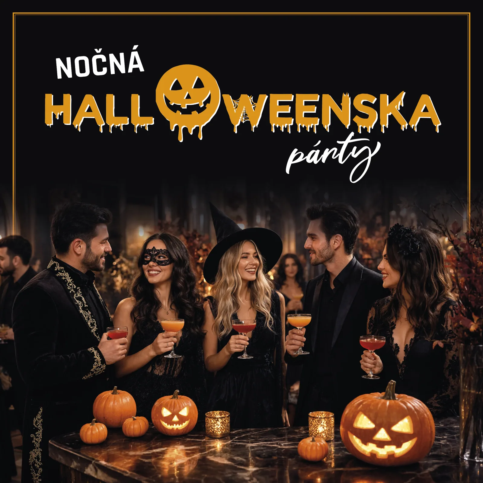 Nočná halloweenska párty v AquaCity