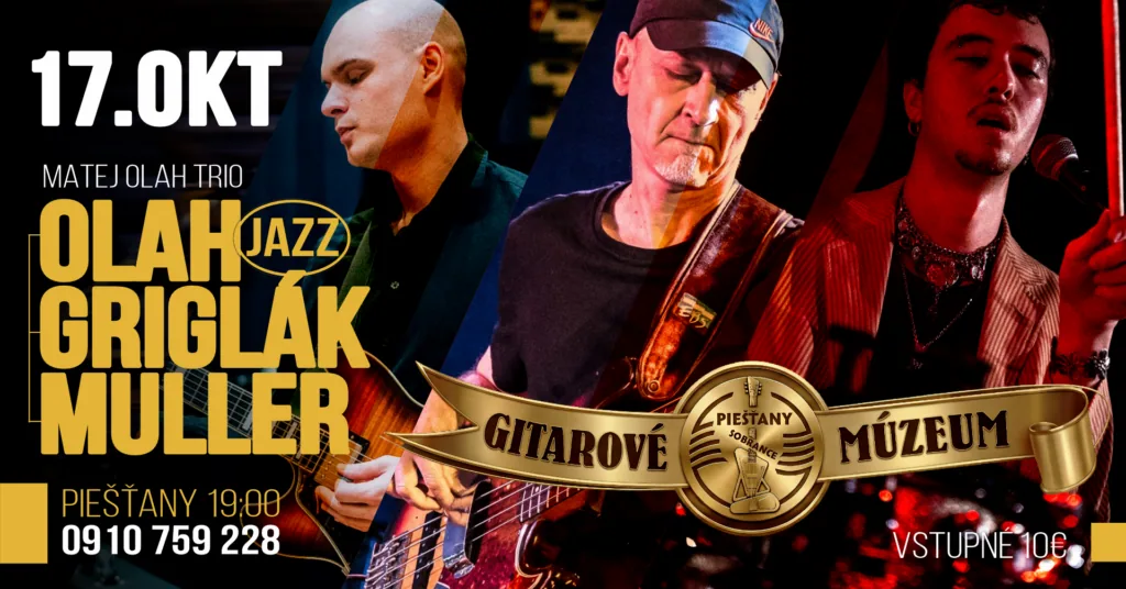 MATEJ OLAH TRIO :: GRIGLÁK - OLAH - MÜLLER :: NAŽIVO v Gitarku!