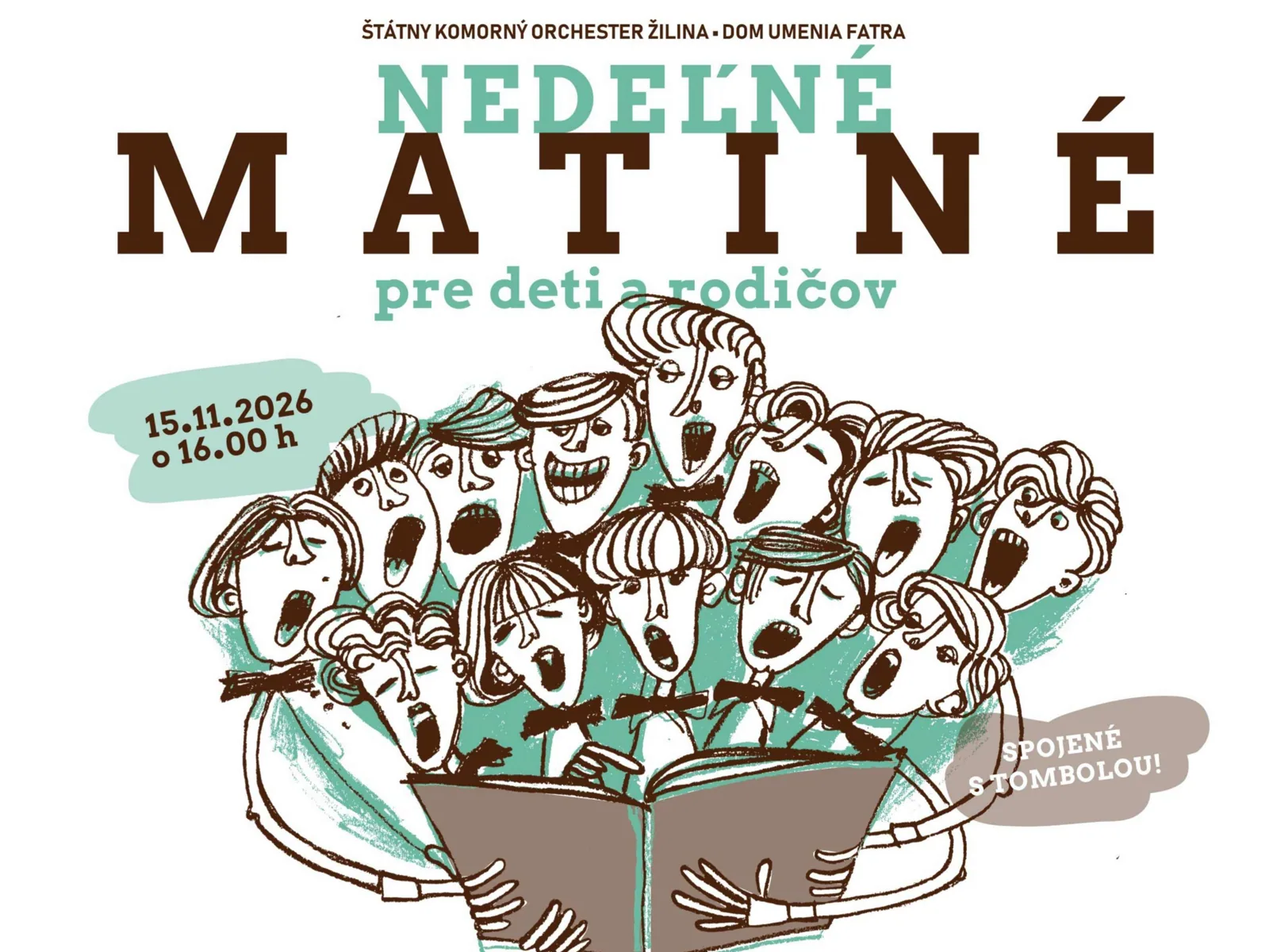 MATINÉ PRE DETI A RODIČOV – SPIEVAJTE S NAMI
