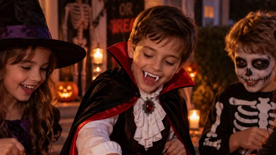 Halloween s upírmi