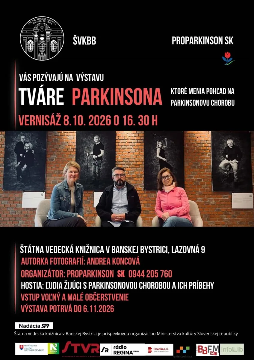 Tváre Parkinsona – VÝSTAVA