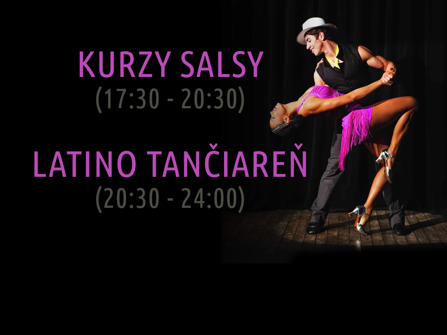 KURZY SALSY a BACHATY + LATINO TANČIAREŇ