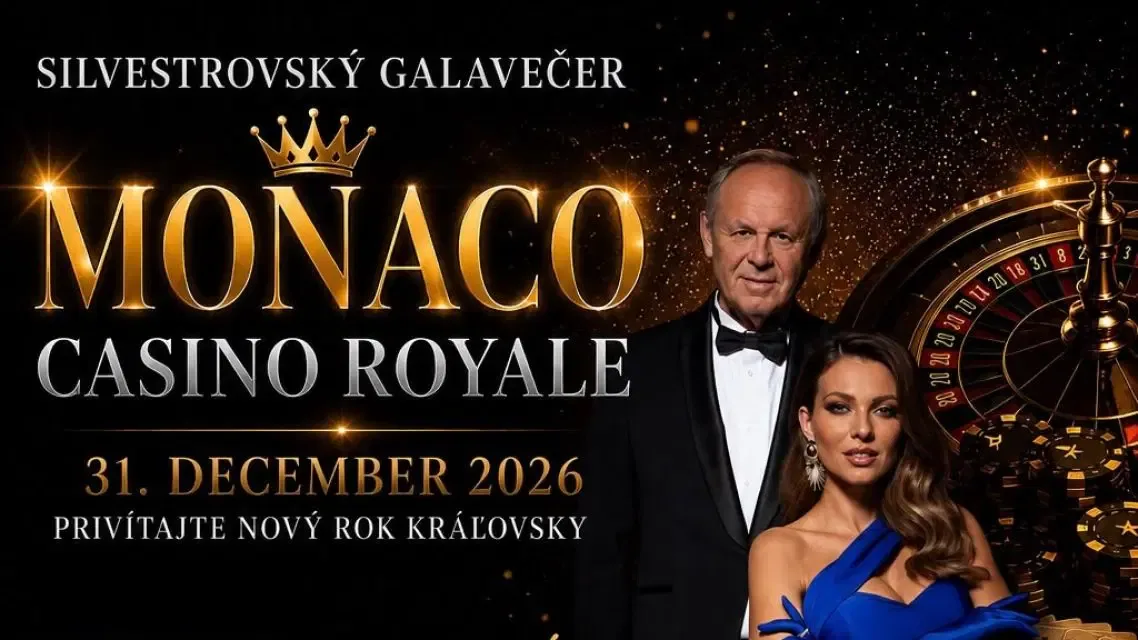 Silvestrovský galavečer Monaco Casino Roaylae