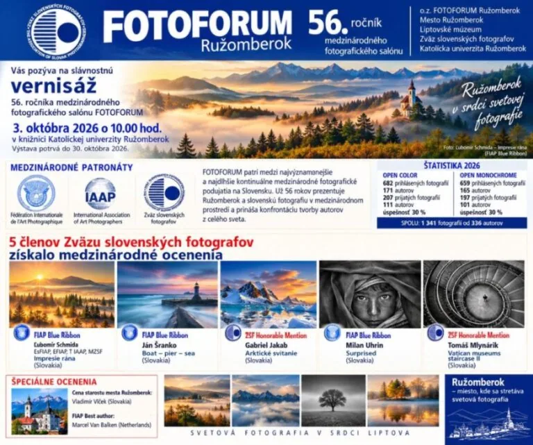 VERNISÁŽ VÝSTAVY FOTOFORUM 2026 (Univerzitná knižnica)