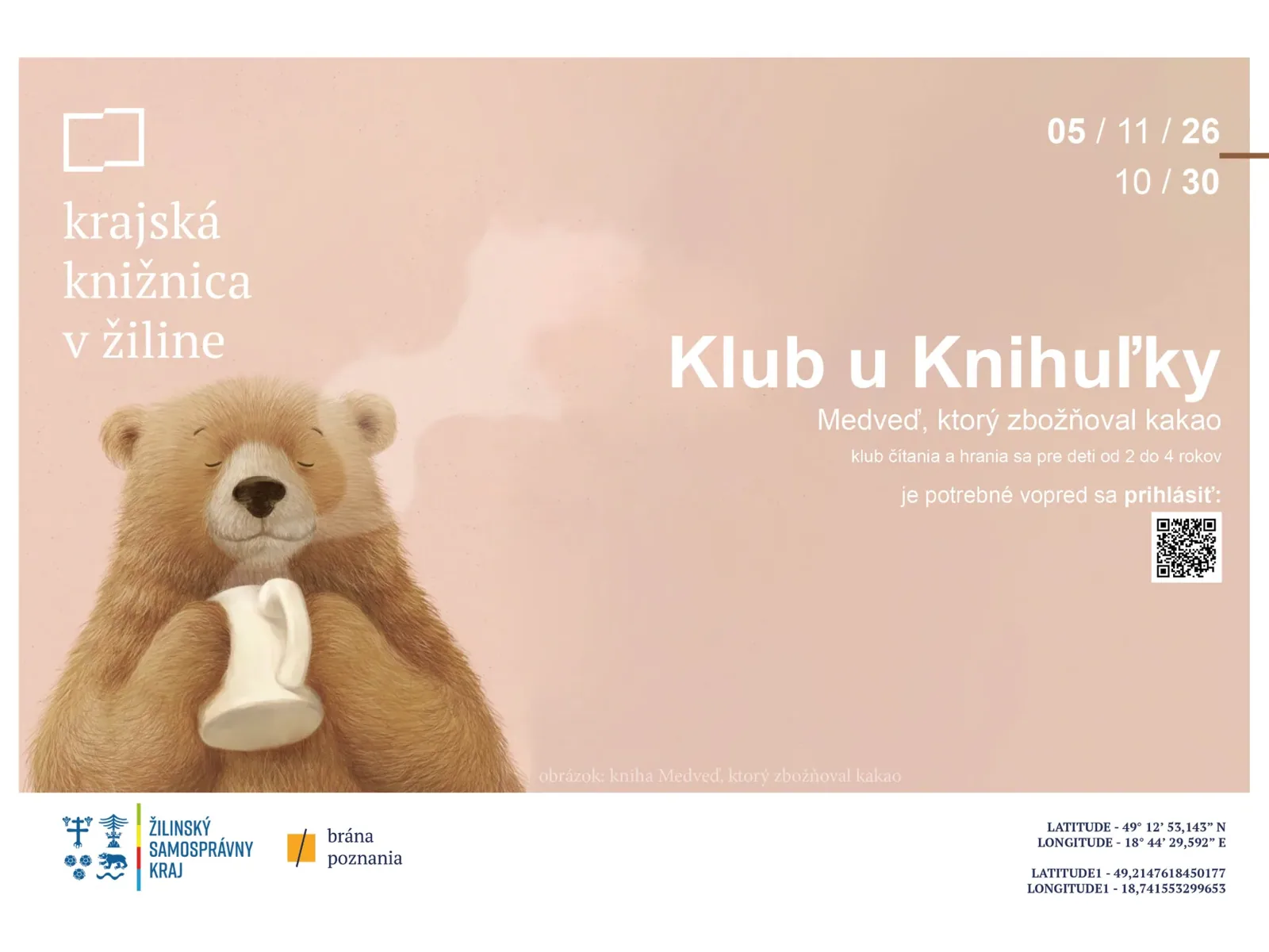 Klub u Knihuľky / Medveď, ktorý zbožňoval kakao