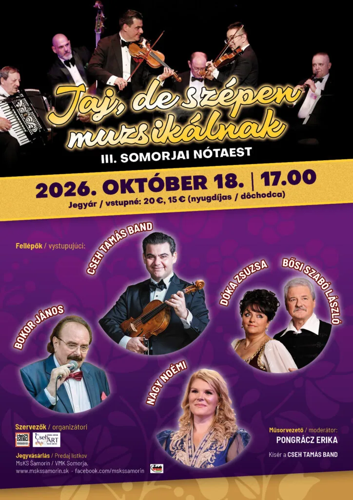 Jaj, de szépen muzsikálnak, hudobný večer