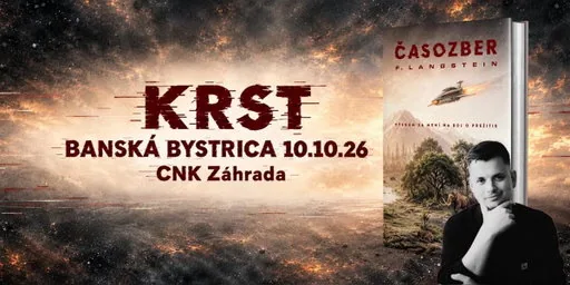 Krst knihy Časozber a beseda s autorom Filipom Langsteinom