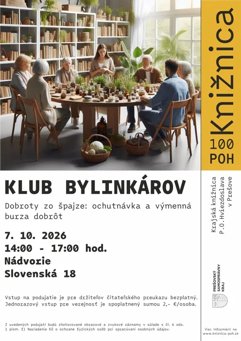 Klub bylinkárov – Dobroty zo špajze