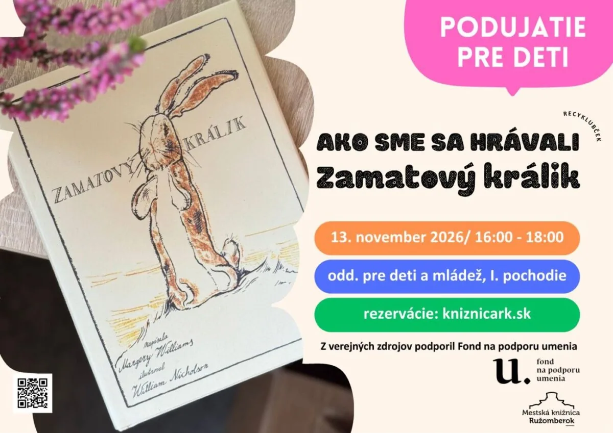 AKO SME SA HRÁVALI: ZAMATOVÝ KRÁLIK (Mestská knižnica)