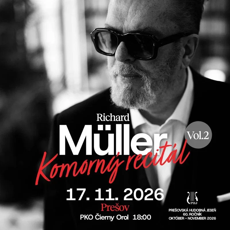 60. PREŠOVSKÁ HUDOBNÁ JESEŇ | KOMORNÝ RECITÁL RICHARDA MÜLLERA