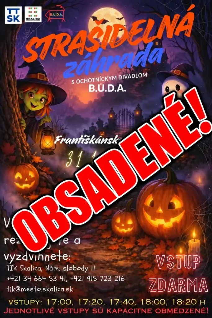 Strašidelná záhrada - tematická prehliadka