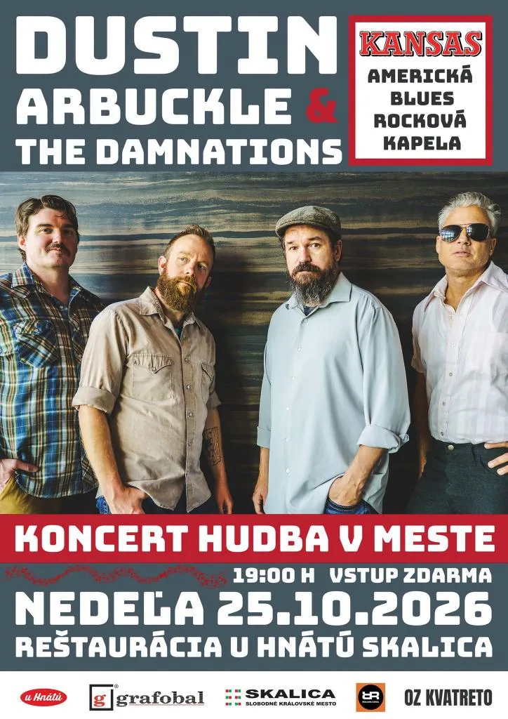 Hudba v Meste - Dustin Arbuckle & The Damnations (USA)