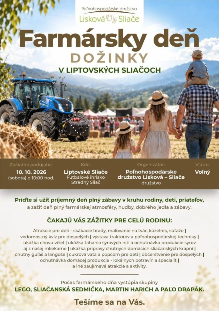 FARMÁRSKY DEŇ: DOŽINKY (Liptovské Sliače)