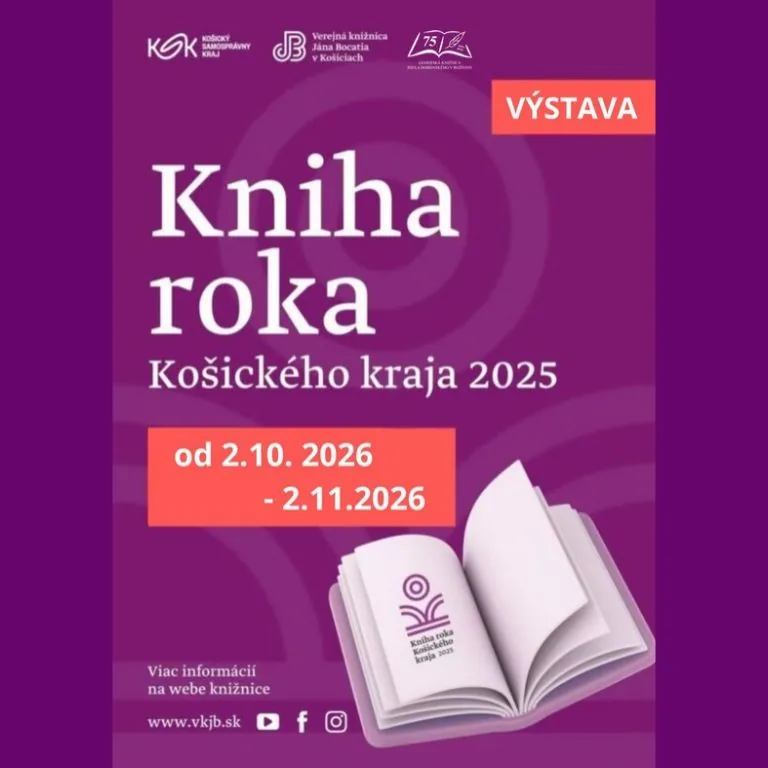 Výstava Kniha roka Košického kraja 2025