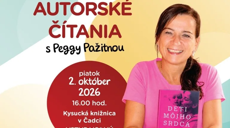 Autorské čítania: Peggy Pažitná
