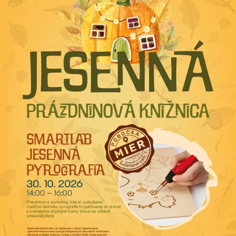 Jesenná prázdninová knižnica: SmartLab. Jesenná pyrografia
