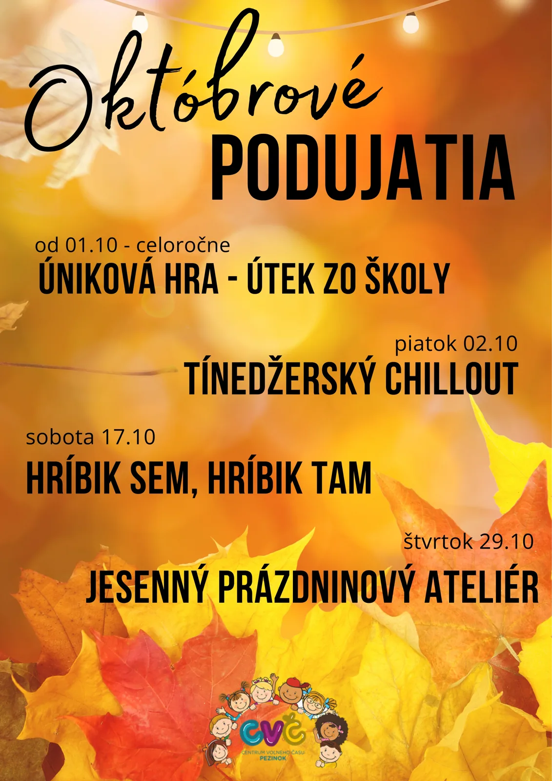 Jesenný prázdninový ateliér