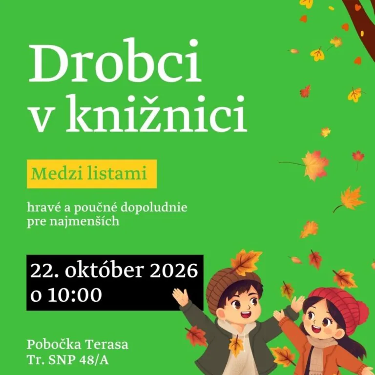 Drobci v knižnici – október