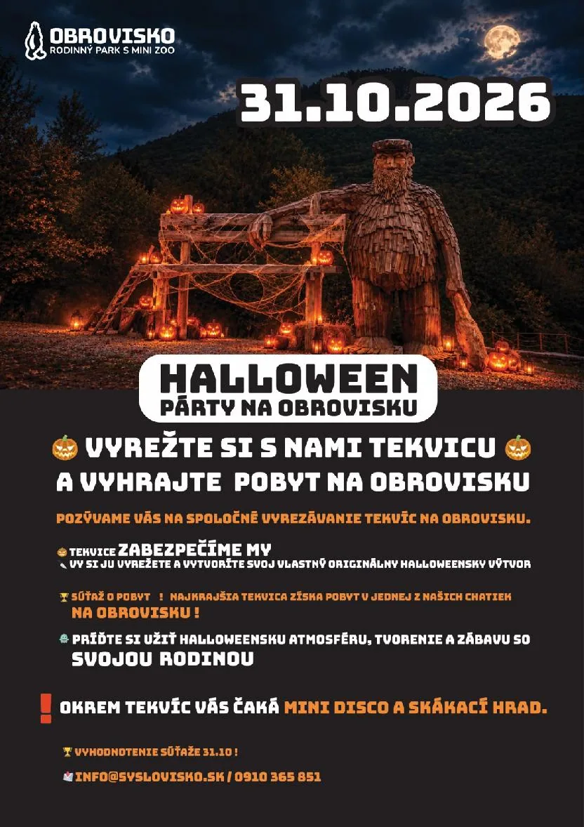 Halloween párty na Obrovisku