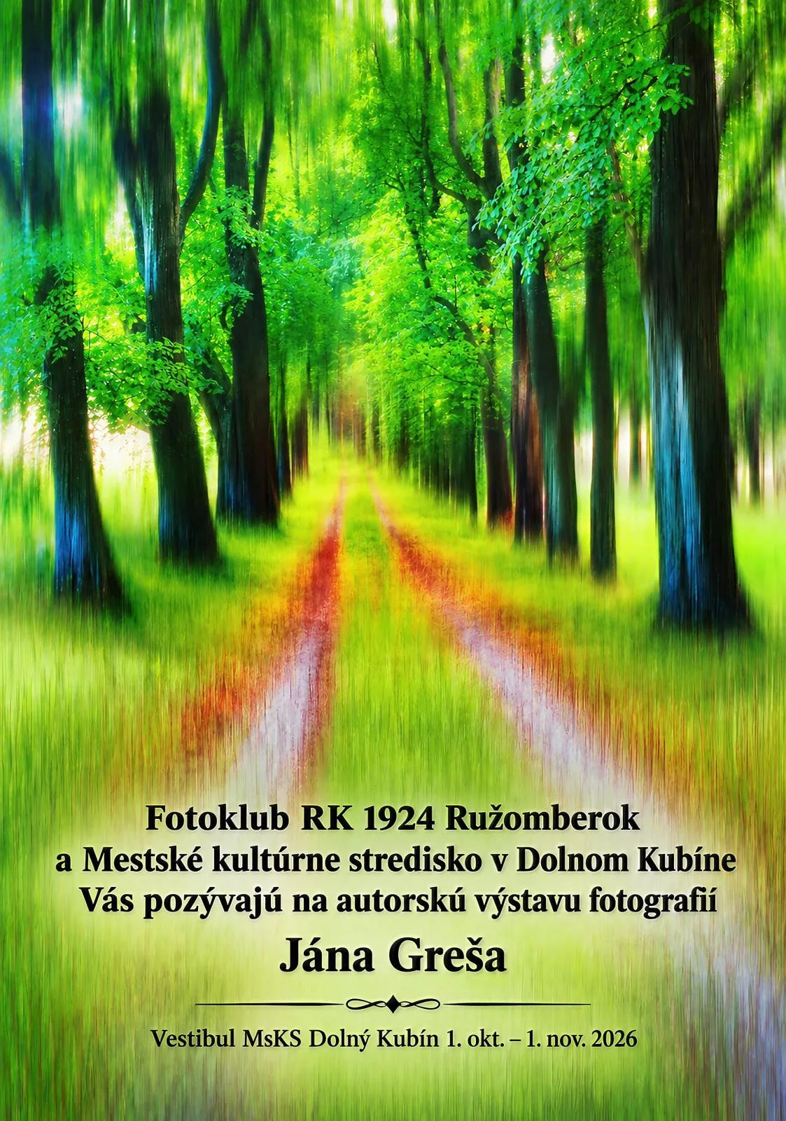 Autorská výstavá fotografií Jána Greša