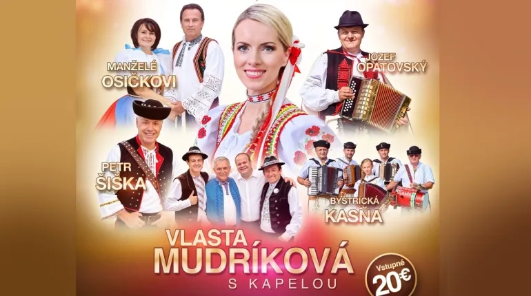 Vlasta Mudríková s kapelou - narodeninový koncert