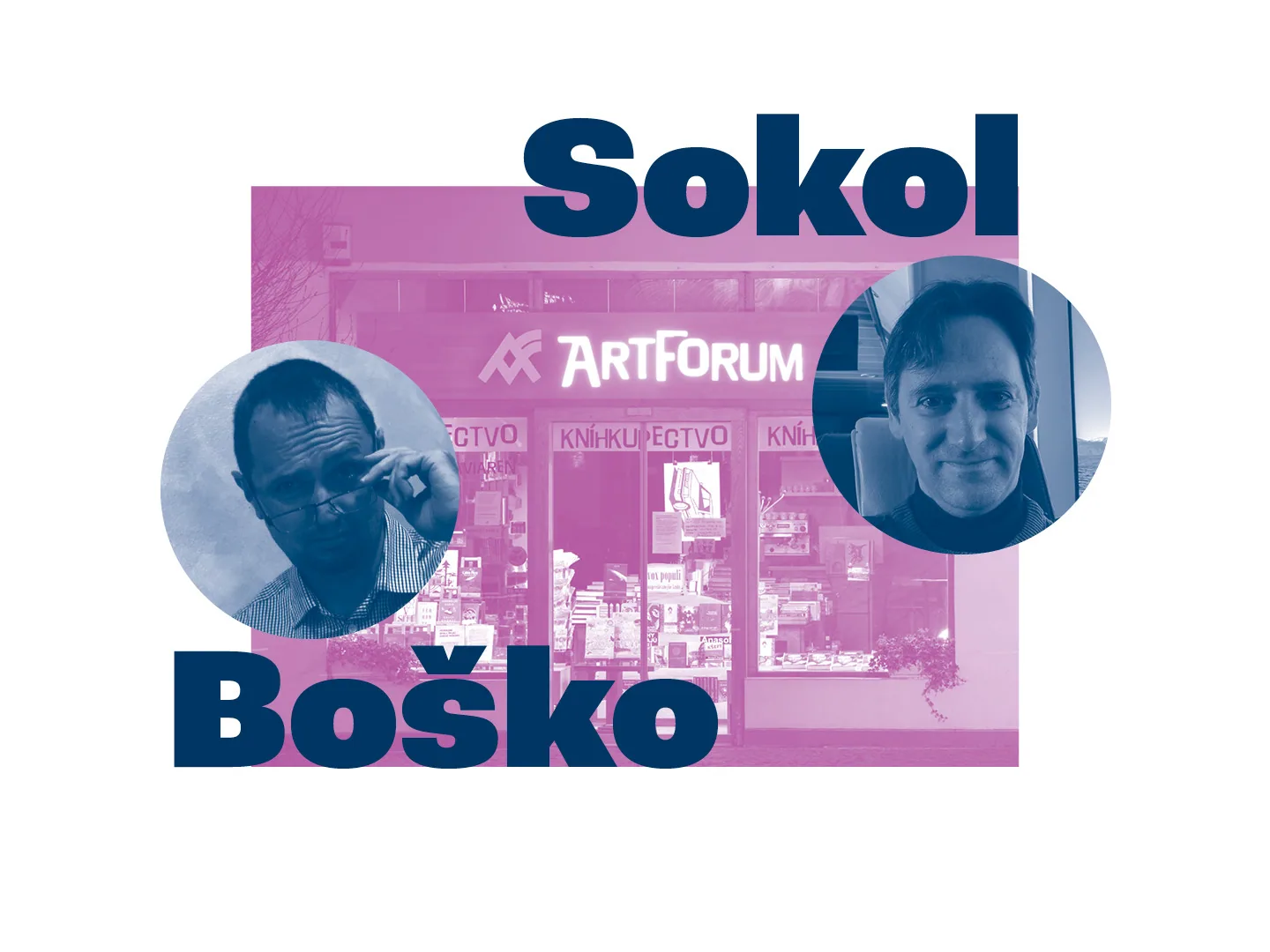 Pozývame na dvojbesedu s autormi Ondrejom Sokolom a Marekom Boškom / Literárne stretnutie v Artfore