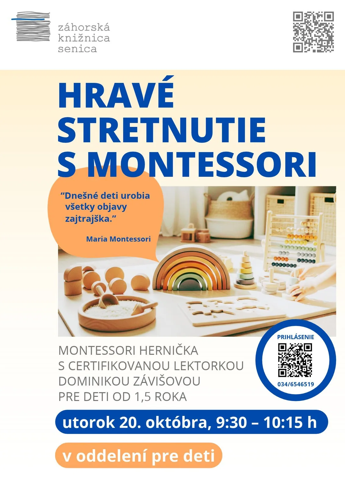 Hravé stretnutie s Montessori