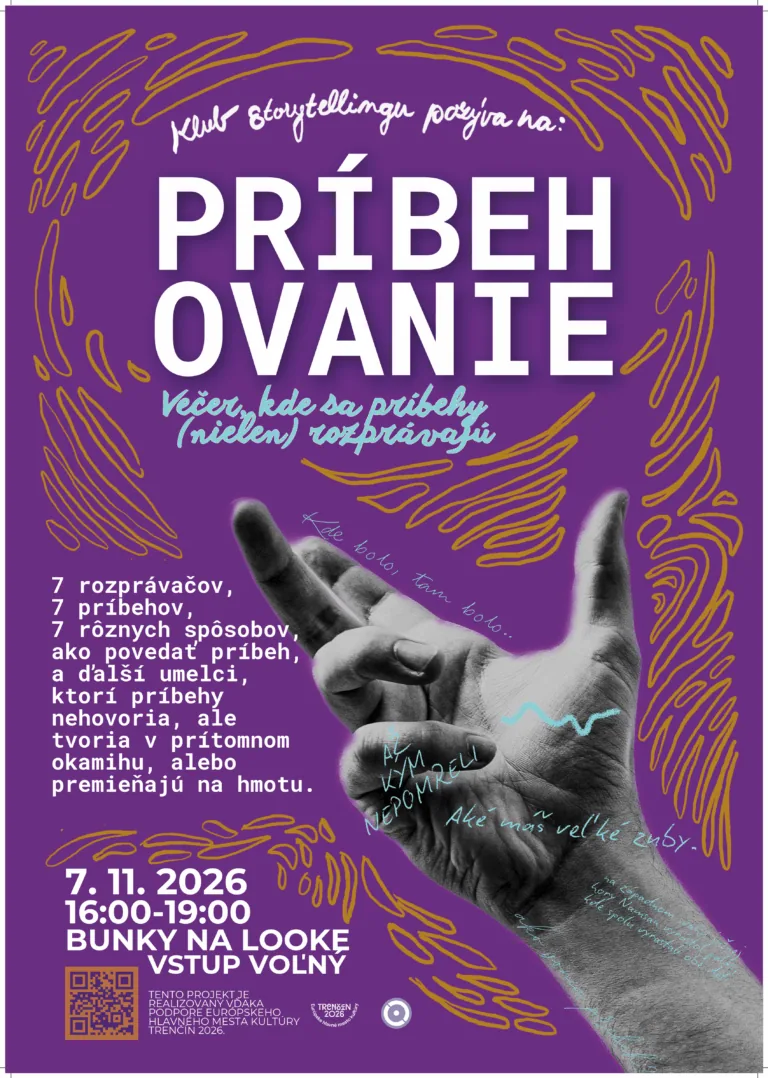 Príbehovanie: Večer, kde sa príbehy (nielen) rozprávajú