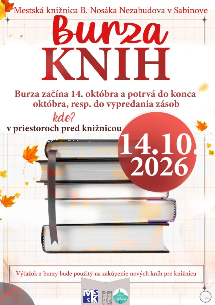 BURZA KNÍH OD 14.10.