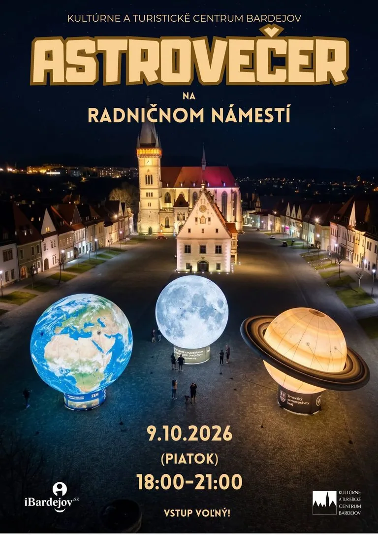 Astrovečer na Radničnom námestí
