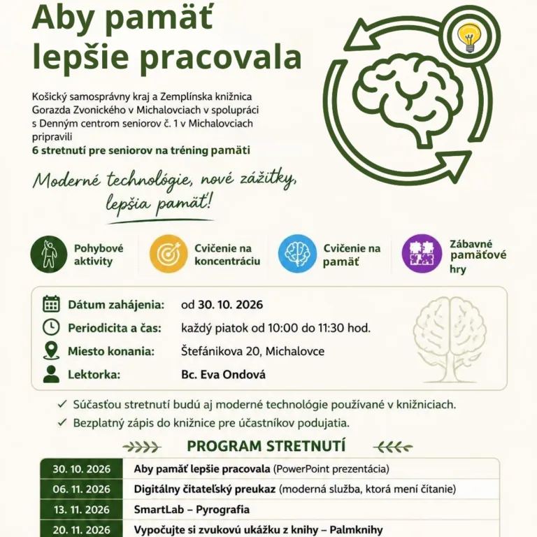 Aby pamäť lepšie pracovala