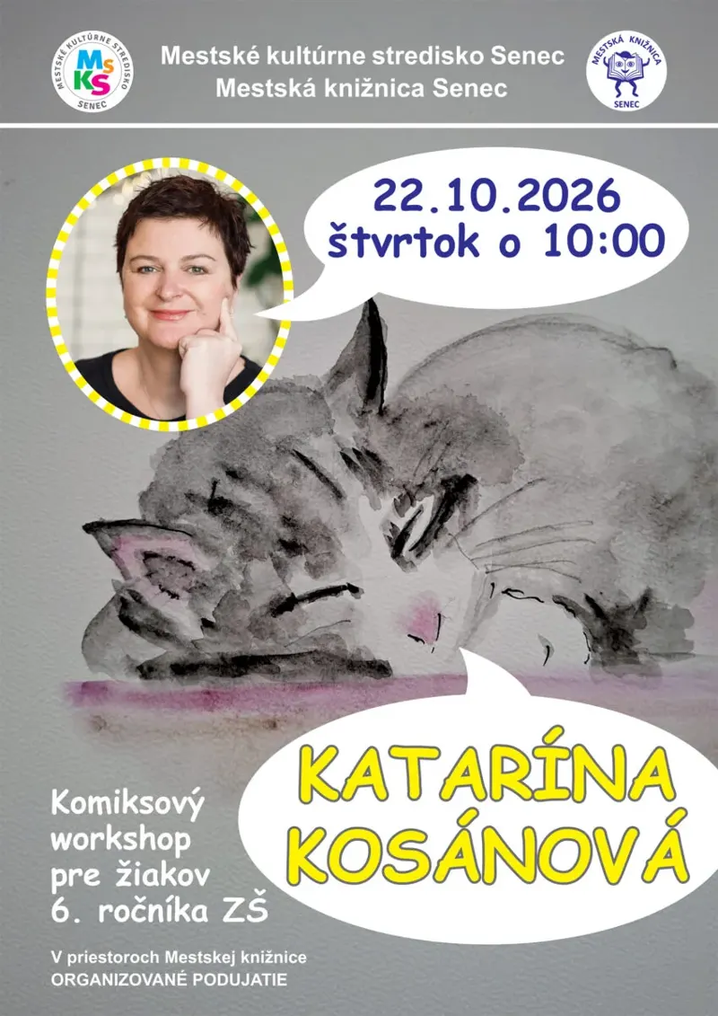 Komiksový workshop s Katarínou Kosánovou